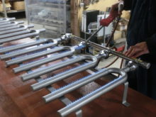 特注バーナー燃焼テスト